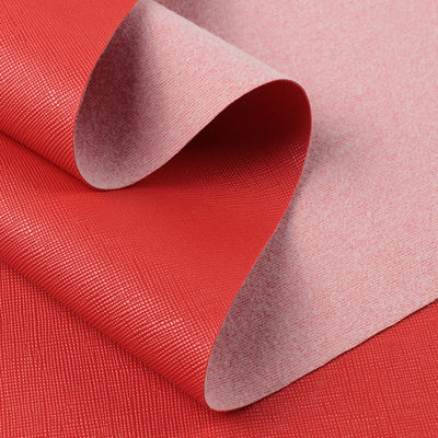 1.0mm Fabbrica in PVC a fondo spazzolato Saffiano classico Borsa da mano in pelle Borsa di bagagli Divano Mobili Accessoari