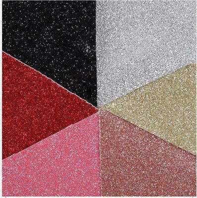 Glitter impermeabile PU pellicola in polvere di pelle Glitter pelle artificiale personalizzata
