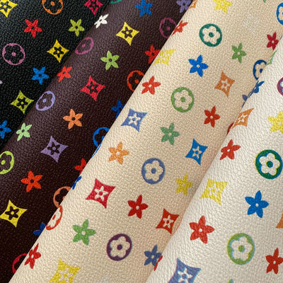 PVC materiale di pelle sintetica finta anti-inquinamento Pentagono stampato