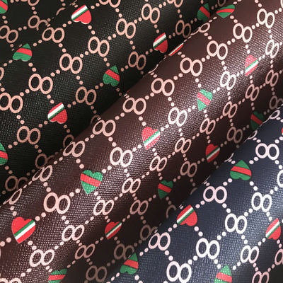 Stampato in forma di cuore numero 8 PVC Borse di pelle finta Borsa Portafogli Cassa telefonica Pacchetto Scatola Tessuto di pelle