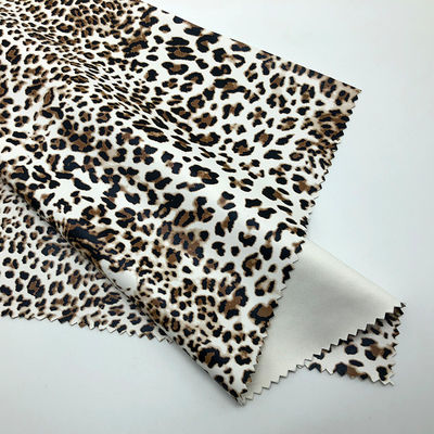 Versatile PU morbido pelle sintetica Leopard stampa fondo elastico