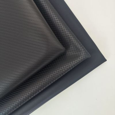 Bi Stretch PVC cuoio per copertura sedile auto colore nero resistente