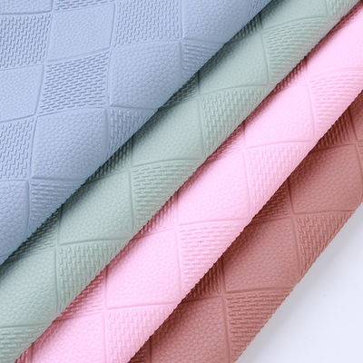 1.1 mm tappetini per pavimenti per auto pelle diamante in pvc in rilievo