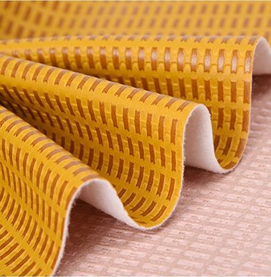 Colore Multi-Scelta Matta di paglia di cuoio Plaid PVC tessitura di cuoio artificiale borsa da mano borsa di scarpe cuoio