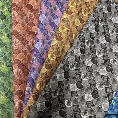 Pvc Peacock Stile pellicola stampata cuoio artificiale sintetico per borsa imballaggio notebook telefono Shell tessuto di cuoio finto