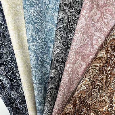 Pvc Fiorale Stampo Film Stile di pelle artificiale sintetica Per sacchetto imballaggio Notebook telefono Shell tessuto di pelle finta