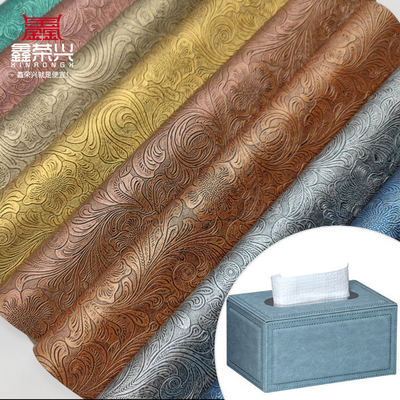 Pvc Fiore Modello Artificiale Sintetico Pelle Portafoglio Scatola Scarpe Taccuino Finta Pelle Tessuto