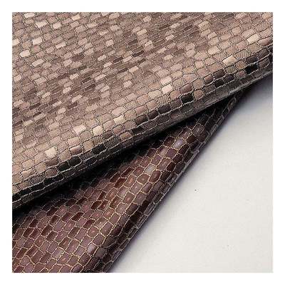 Pelle sintetica artificiale con motivo a grana di pietra perlata in PVC per imballaggio, portafogli, scatole, scarpe, quaderni, tessuto in similpelle