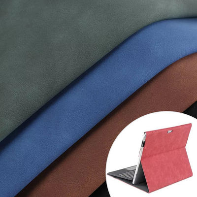 PU in due toni pelle scamosciata sintetica nubuck per borse, scarpe, portafogli, decorazioni, quaderni, custodie, tessuto in ecopelle