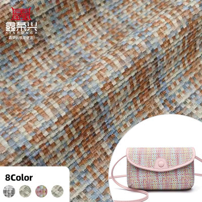 0.8mm Spessore 137cm Larghezza Pvc Pelle Falsato Pelle Tessuto con tappeto di erba Stampa in 5 colori