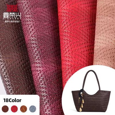 Pvc stampato tessuto con modello pelle sintetica artificiale per borsa scatola di imballaggio divano sedia cintura tessuto di pelle finta materiali