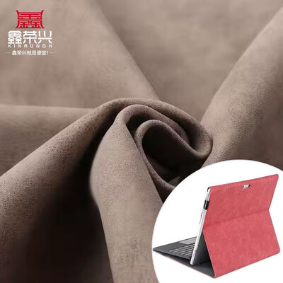 PU Frosted Yangbuck Nubuck Grain Synthetic Leather for Bag Shoes Wallet Decorate Notebooks Case Faux Leather Fabric