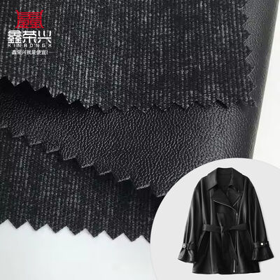 128 Pelle sintetica elasticizzata goffrata effetto agnello, ecopelle per abbigliamento, gonne, borse, PU lavabile
