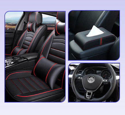 Coperture di sedile in pelle di PVC riciclata anti muffa Materiale di pelle di PVC