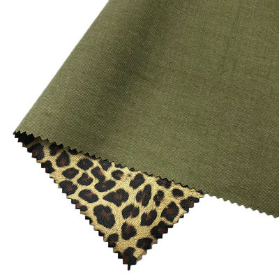 Indumento di stampa Leopard PU pelle resistente all'acqua 0,6 mm Spessore personalizzato