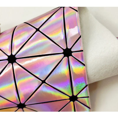 0.8mm Laser Engravure PU Leather Symphony tessuto di pelle poliuretana