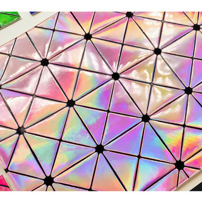 0.8mm Laser Engravure PU Leather Symphony tessuto di pelle poliuretana