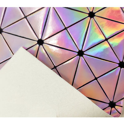 0.8mm Laser Engravure PU Leather Symphony tessuto di pelle poliuretana