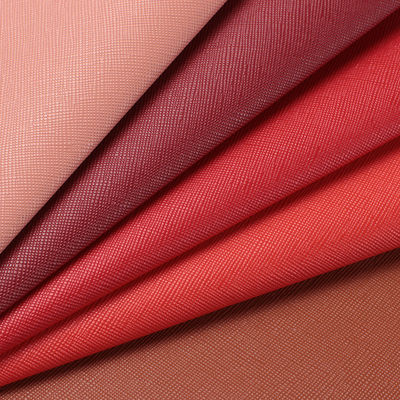 1.0mm Fabbrica in PVC a fondo spazzolato Saffiano classico Borsa da mano in pelle Borsa di bagagli Divano Mobili Accessoari