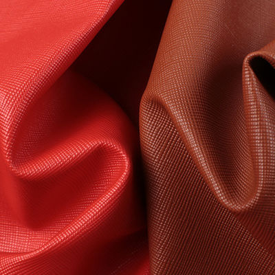 1.0mm Fabbrica in PVC a fondo spazzolato Saffiano classico Borsa da mano in pelle Borsa di bagagli Divano Mobili Accessoari