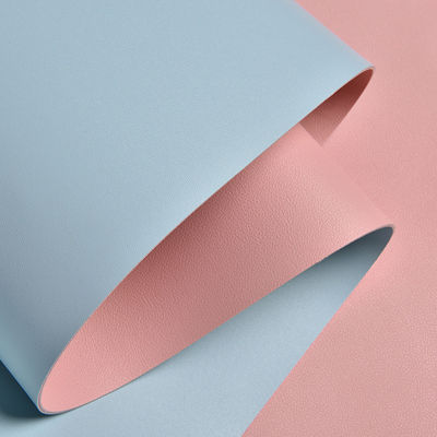 Sacchetto impermeabile in pelle artificiale in PVC a doppio lato, colore misto