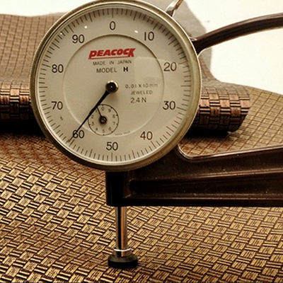 Tasca di imballaggio Falsi progetti di pelle PVC intessuto tessuto in ottone antico