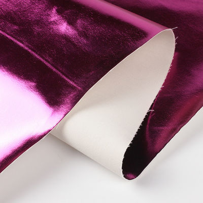 0.5mm Laser Engrave PU Leather Eco Friendly Metal Brillante PU Leather