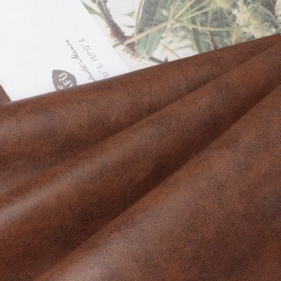 1.0mm Pvc pelle per borse Divano resistente agli graffi Pelle finta spazzola retrò