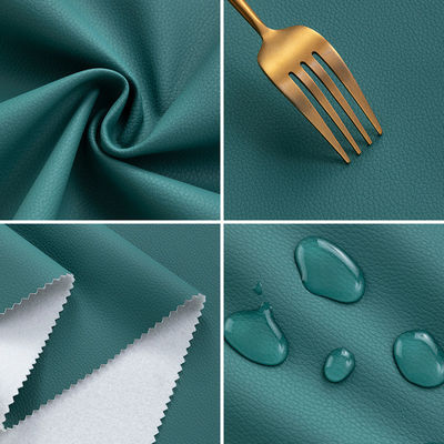 Pvc finto di pelle rivestimento tessuto litchee divano pvc pelle resistente agli graffi
