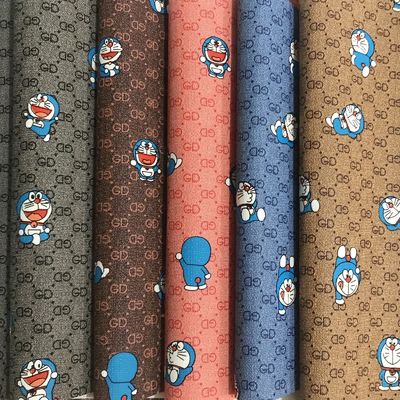 Cartone animato GD Letter Jingle Cat PVC False Leather Bag Phone Case Package Box Tessuto in pelle