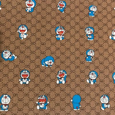 Cartone animato GD Letter Jingle Cat PVC False Leather Bag Phone Case Package Box Tessuto in pelle