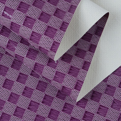 Pvc tessuto di pelle sintetica borse da scacchiera pelle finta personalizzata