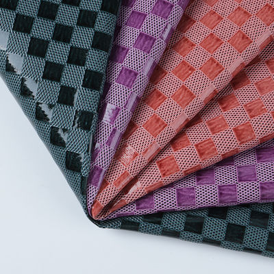 Pvc tessuto di pelle sintetica borse da scacchiera pelle finta personalizzata