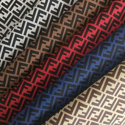 Borse di pelle in PVC con doppia F stampata Portafoglio Portafoglio Cassa telefonica Pacchetto regalo Scatola di pelle Tessuto