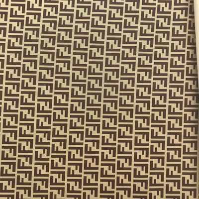 Borse di pelle in PVC con doppia F stampata Portafoglio Portafoglio Cassa telefonica Pacchetto regalo Scatola di pelle Tessuto