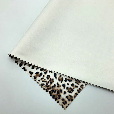 Versatile PU morbido pelle sintetica Leopard stampa fondo elastico