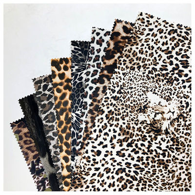Versatile PU morbido pelle sintetica Leopard stampa fondo elastico