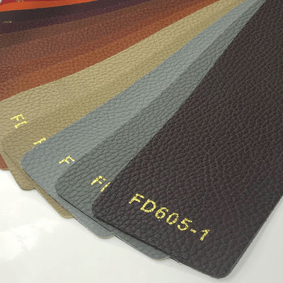 Litchi Divano in pelle in microfibra Eco-friendly Tappezzeria tessuto in pelle