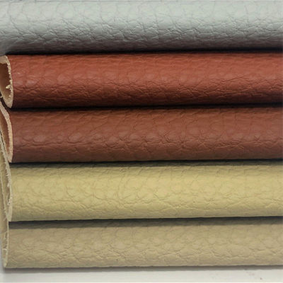 Litchi Divano in pelle in microfibra Eco-friendly Tappezzeria tessuto in pelle