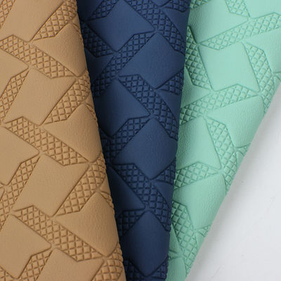 Materassi per pavimenti per auto personalizzati di cuoio tessuto con modello di PVC materiale di cuoio anti muffa