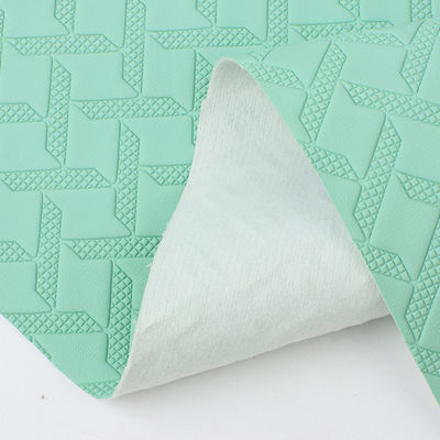 Materassi per pavimenti per auto personalizzati di cuoio tessuto con modello di PVC materiale di cuoio anti muffa