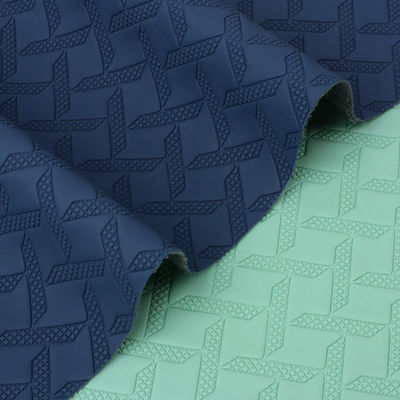 Materassi per pavimenti per auto personalizzati di cuoio tessuto con modello di PVC materiale di cuoio anti muffa