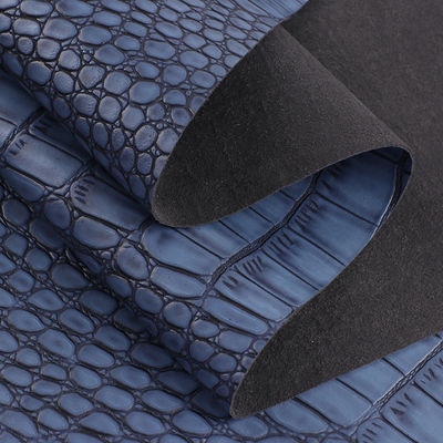 Pelle in microfibra in rilievo per scarpe 1.2 mm Eleganza Pelle a modello di coccodrillo