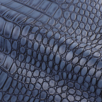 Pelle in microfibra in rilievo per scarpe 1.2 mm Eleganza Pelle a modello di coccodrillo