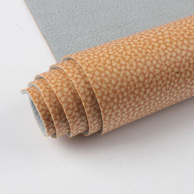 Stoffa di cuoio Litchi 1.2 mm Stoffa di cuoio traspirante per divani / cuscini