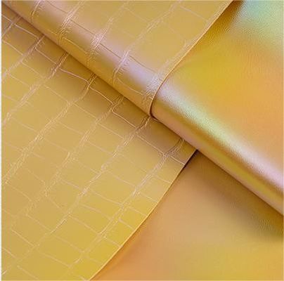 Colore colorato crocodilo PVC falso sacchetto di pelle artificiale materiale di tessuto di pelle