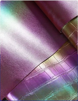 Colore colorato crocodilo PVC falso sacchetto di pelle artificiale materiale di tessuto di pelle