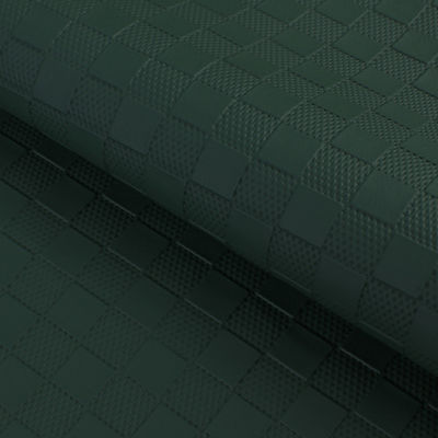 Sacchetto di pelle artificiale a quadri in PVC finto tessuto decorativo in pelle