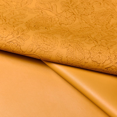 3D Retro Floral Intagliato Pvc Pelle Per Borsa Da Mano Confezionamento Scatola Tessuto Decorativo Placemat Pelle Falsca