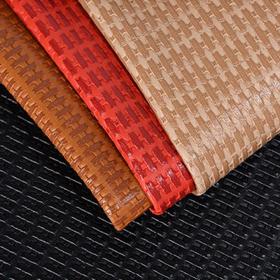 Colore Multi-Scelta Matta di paglia di cuoio Plaid PVC tessitura di cuoio artificiale borsa da mano borsa di scarpe cuoio